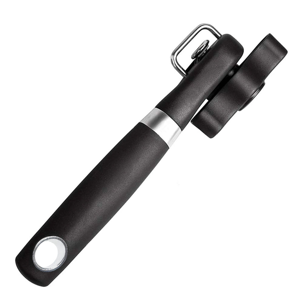 Easy-Grip Manual Can Opener – Smooth Side-Cut Design