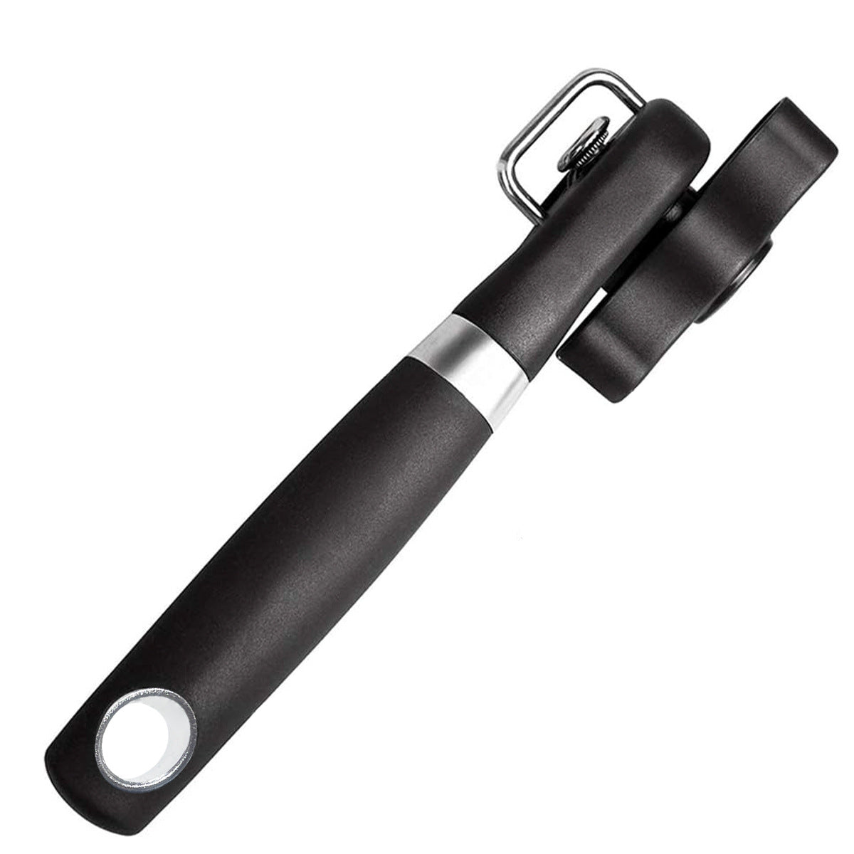Easy-Grip Manual Can Opener – Smooth Side-Cut Design